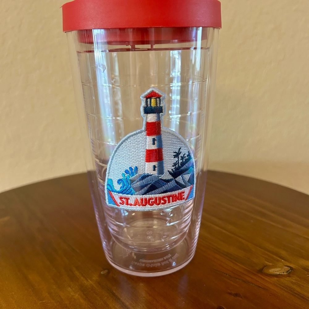 St. Augustine Lighthouse Tervis Tumbler - with red lid